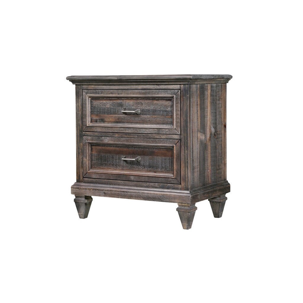 Carbon Loft Habersberger Black Pine Nightstand On Carbon Loft Habersberger Black Pine