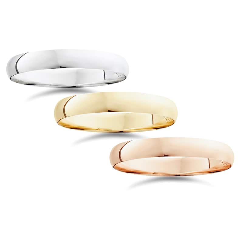 14k Gold 4mm Wedding Band