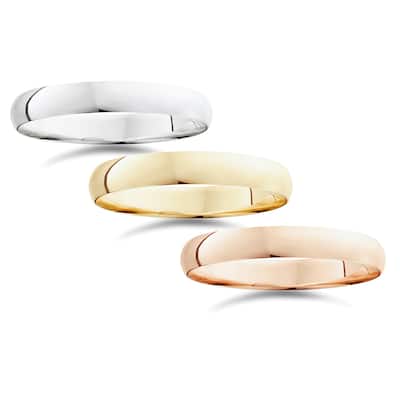 14k Gold 4mm Wedding Band