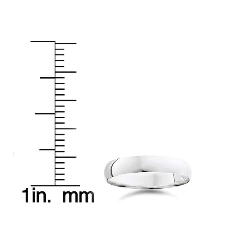14k Gold 4mm Wedding Band