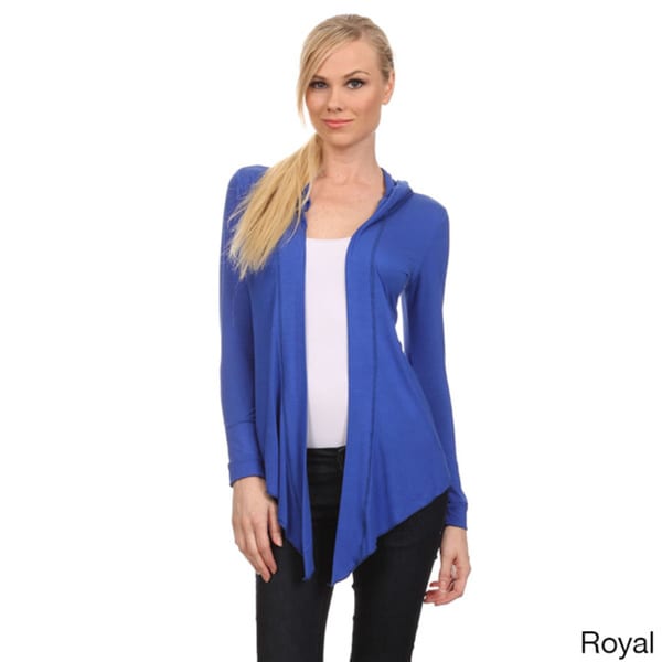 Shop MOA Collection Women's Solid Open Front Cardigan with Shop MOA Collection Women's Solid Open Front Cardigan with