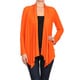 preview thumbnail 11 of 25, MOA Collection Women's Solid Color Open Front Cardigan