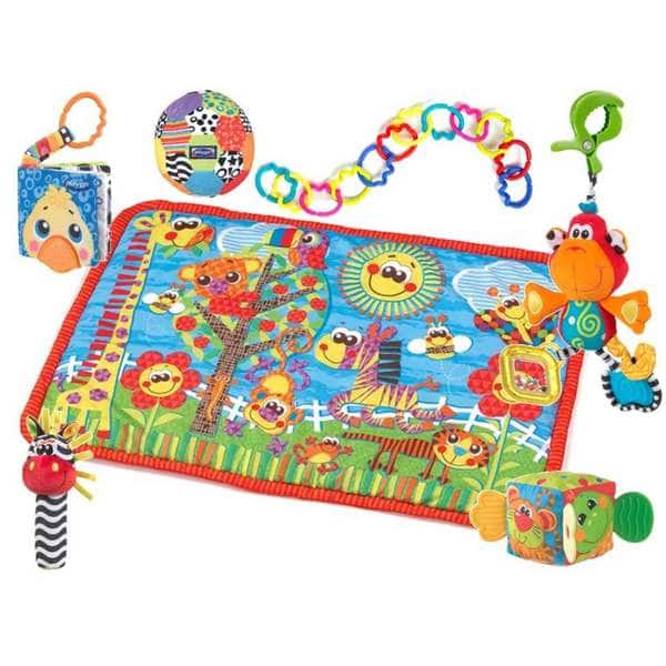 slide 0 of 1, Playgro Playmat Friends and Fun Pack