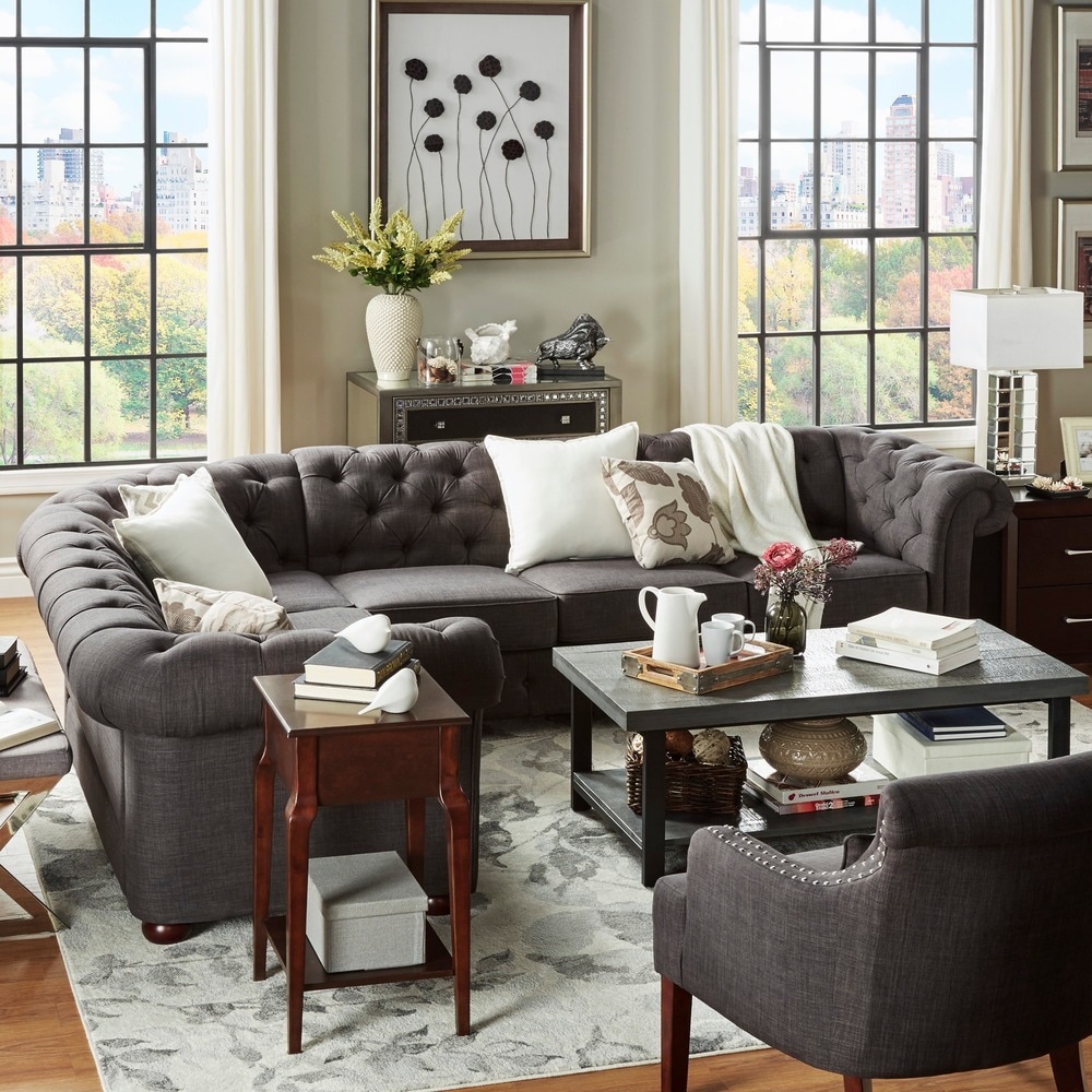 The Langston Custom Chesterfield Sofa, Sectional, & More!