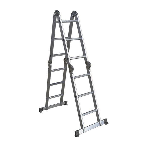 Shop 12 Ft. Heavy Duty Aluminum MultiPurpose Scaffold Folding Ladder