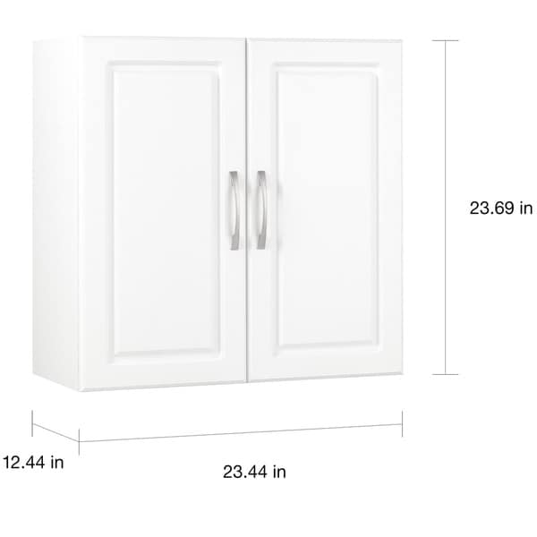 SystemBuild White Kendall 24-inch Wall Storage Cabinet - On Sale ...