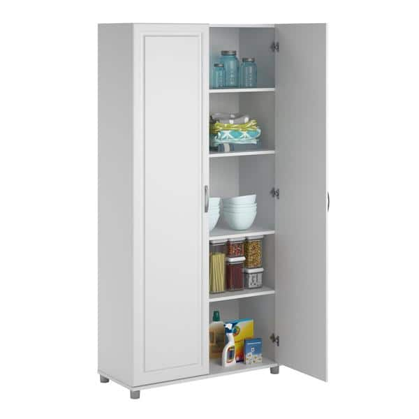 Shop Altra Systembuild White Kendall 36 Inch Storage Cabinet