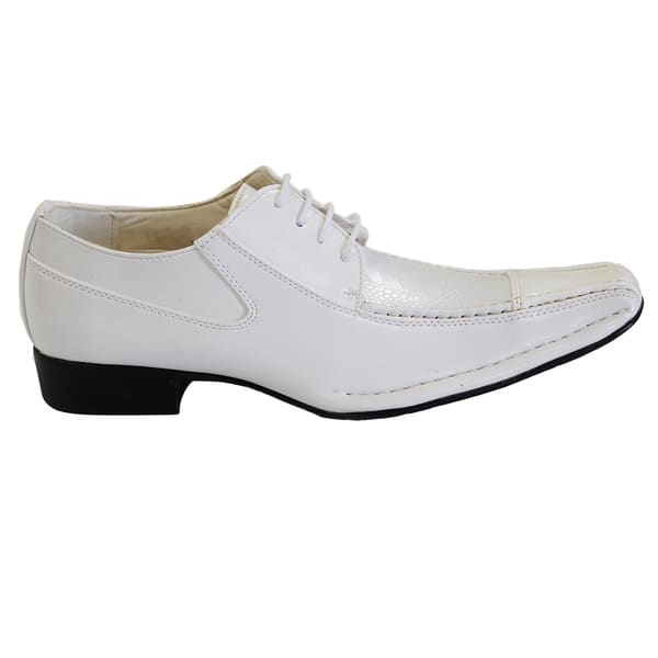 Men's Faux Leather Square-toe Lace-up Dress Shoes (As Is Item) - Bed Bath & Beyond - 11198054 Men's Faux Leather Square-toe Lace-up Dress Shoes (As Is Item) - Bed Bath & Beyond - 11198054