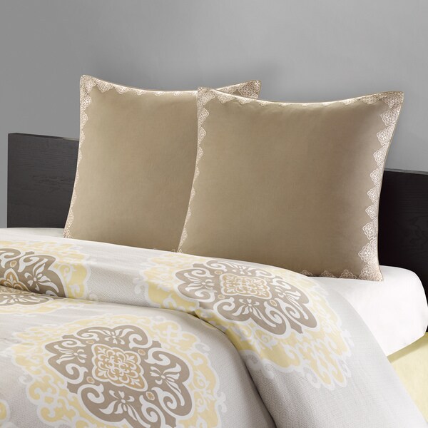 Natori Medallion Cotton Euro Sham   Shopping   The Best