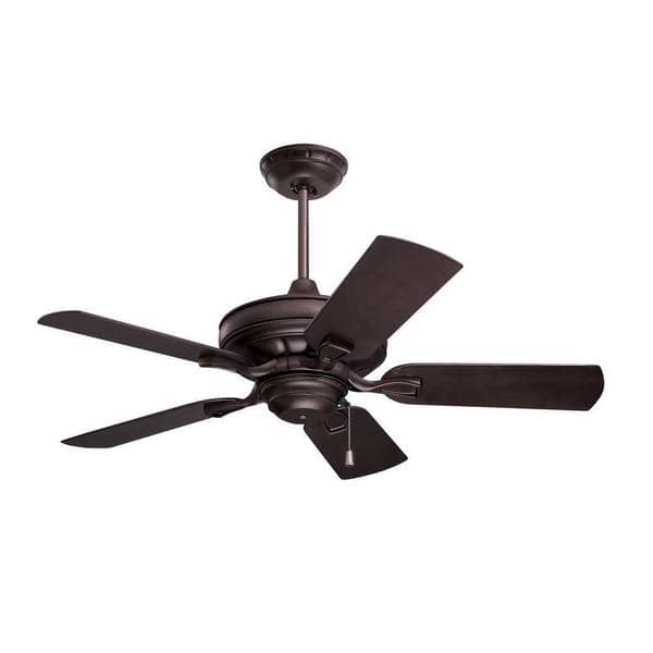 Emerson 52 Inch Indoor Outdoor 5 Blade Veranda Wet Rated Ceiling Fan, Bronze