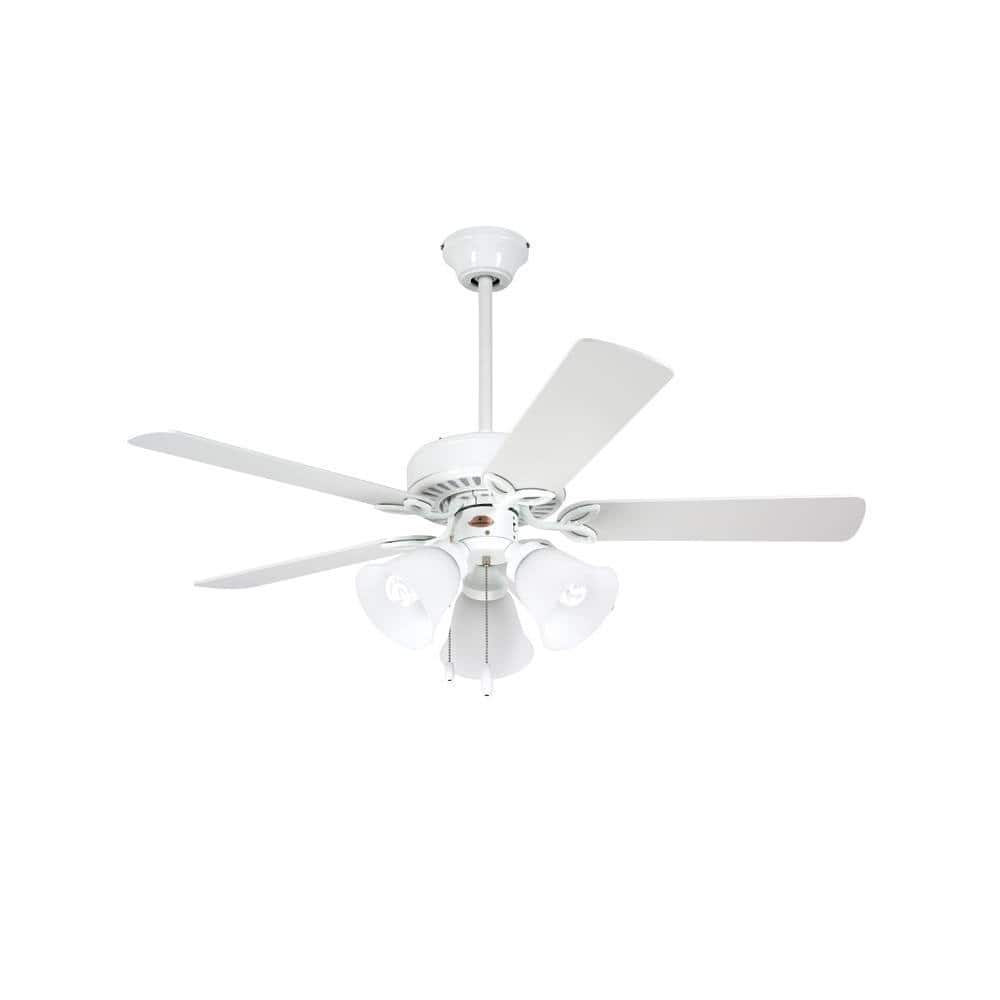 Emerson Pro-Series II Appliance White 42-inch Traditional Ceiling Fan with Reversible Blades