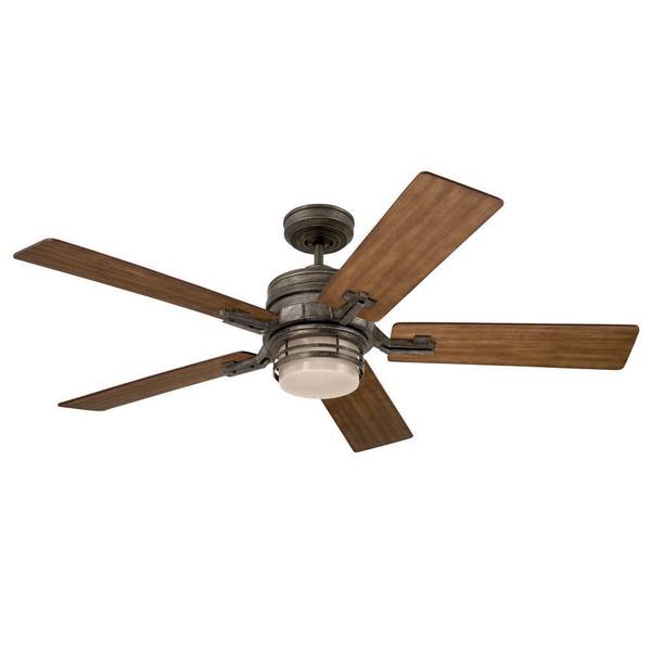 Emerson Amhurst 54 Inch Vintage Steel Transitional Ceiling Fan Emerson Amhurst 54 Inch Vintage Steel Transitional Ceiling Fan With Reversible Blades