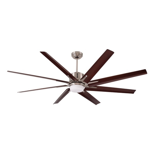 Emerson Aira Eco 72-inch Brushed Steel Modern Ceiling Fan - Free ...
