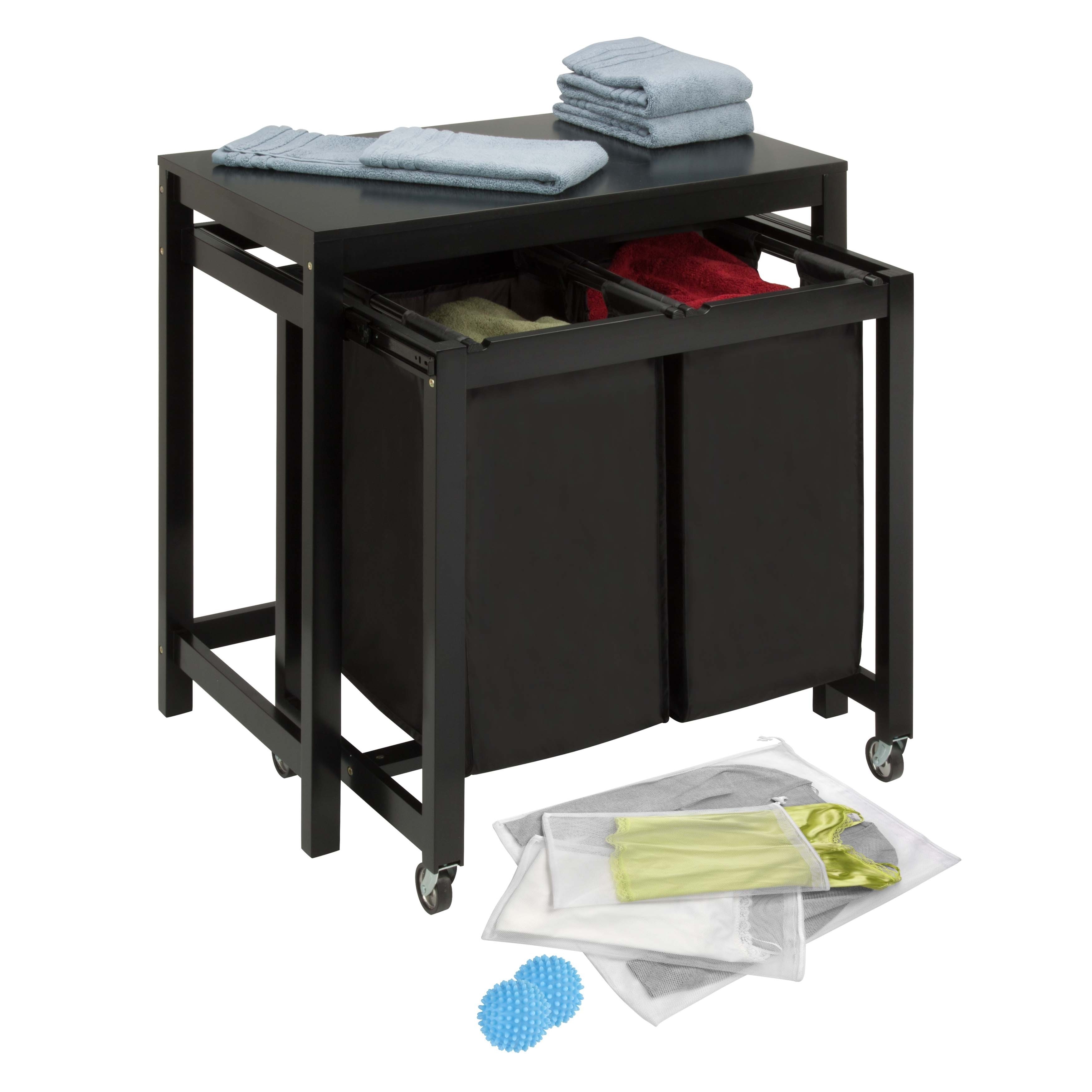 clothes folding table for laundry room