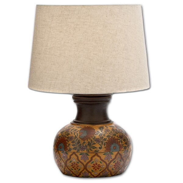 Shop Adela 20Inch HandPainted Terra Cotta Table Lamp Free Shipping