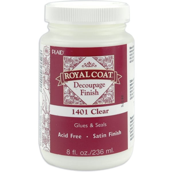 Royal Coat Satin Decoupage Finish8oz Clear   17633202  