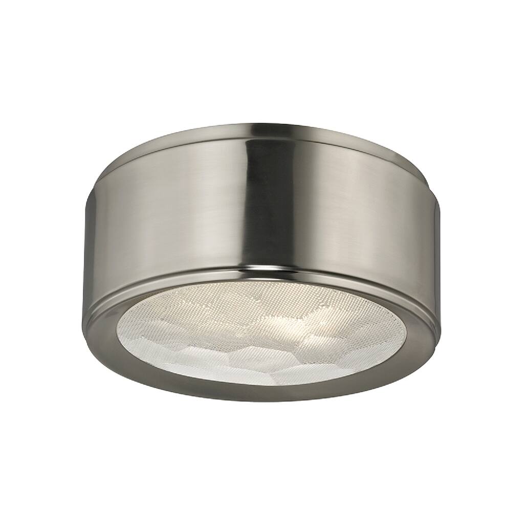 Hudson Valley Dalton 2-light Satin Nickel Flush Mount
