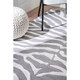 preview thumbnail 13 of 16, nuLOOM Handmade Zebra Faux Silk/ Wool Area Rug