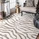 preview thumbnail 1 of 16, nuLOOM Handmade Zebra Faux Silk/ Wool Area Rug