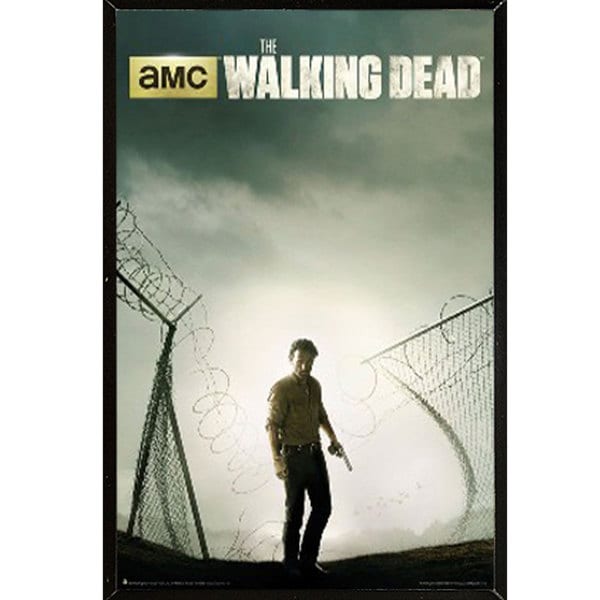 The Walking Dead Season 4 Poster (24 inches x 36 inches) on Plaque or