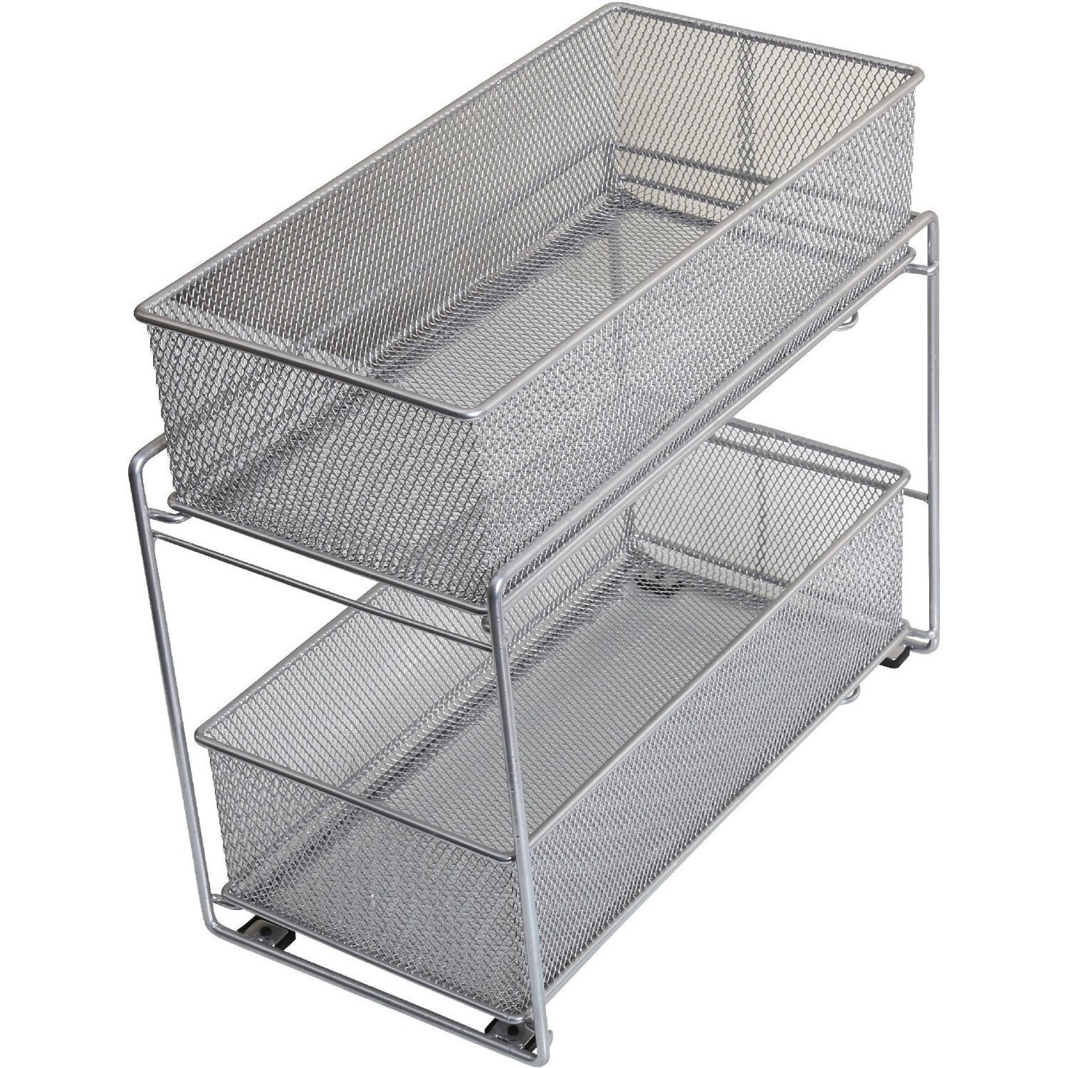 Shop Ybm 2 Tier Sliding Pantry Organizer On Sale Free Shipping