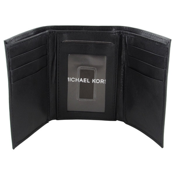 michael kors trifold wallet mens