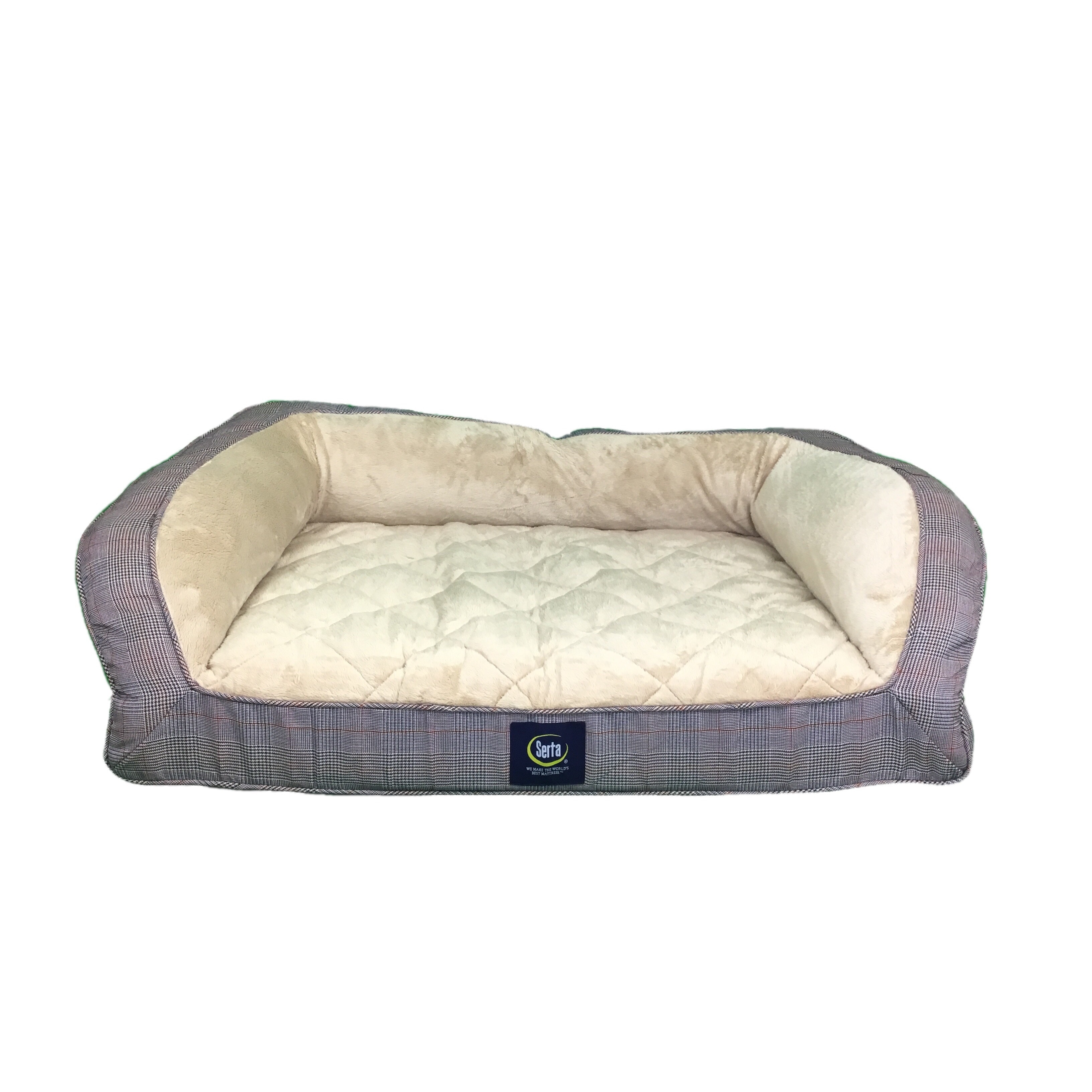 serta ortho foam quilted couch pet bed
