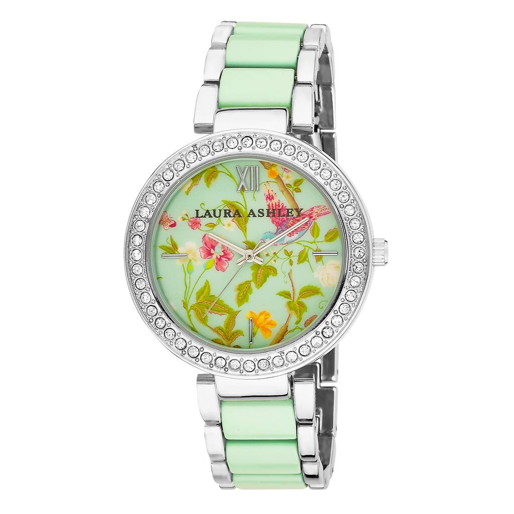 Laura Ashley Women's Floral Print Watch