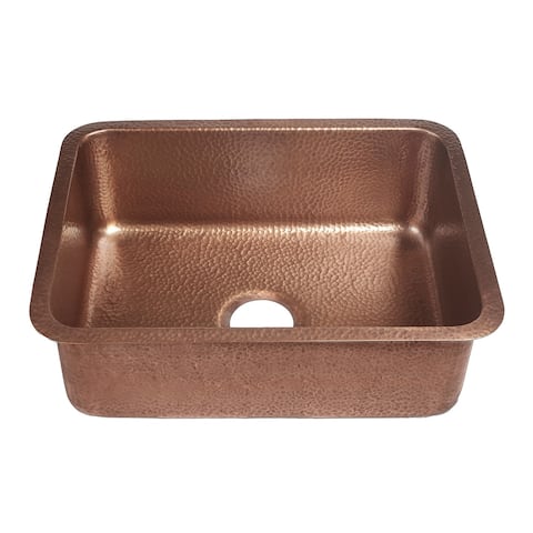 Sinkology Renoir Undermount Handmade 23" Single Bowl Kitchen Sink