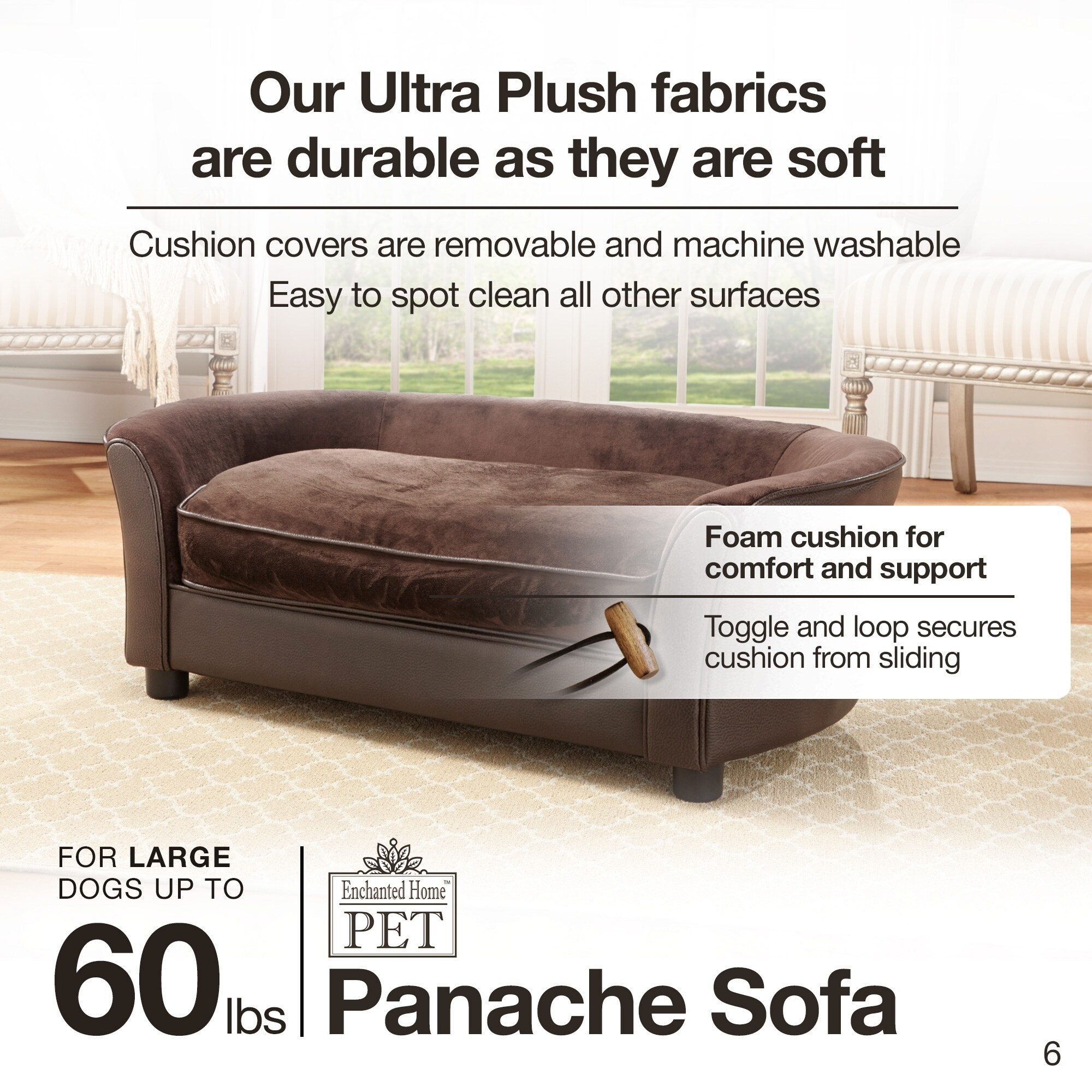 enchanted home pet panache bed