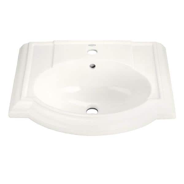 Kohler Devonshire® Bathroom Sink with Single Faucet Hole White (K2287