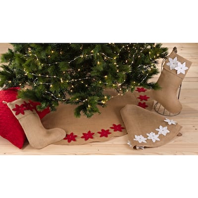 Poinsettia Design Holiday Decor