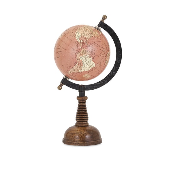 Colombo Small Globe With Nickel Finish Base