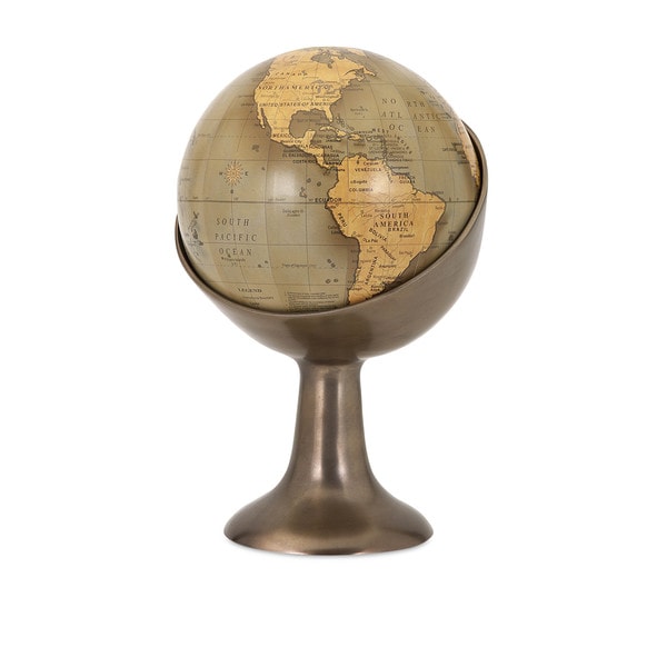 Beth Kushnick Globe w/ Wooden Stand