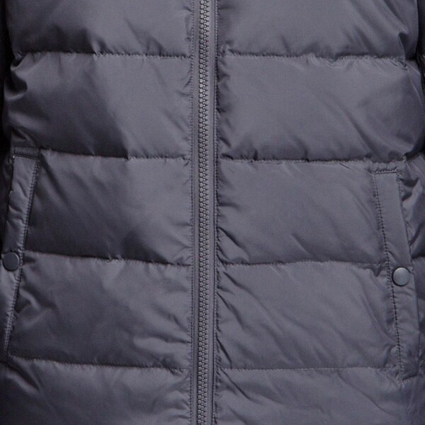 silver grey padded jacket