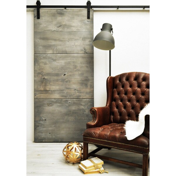 Dogberry Modern Slab 82 Inch Barn Door Free Shipping Today Dogberry Modern Slab 82 Inch Barn Door