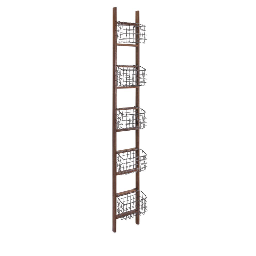 Carlow Wood Ladder Shelf