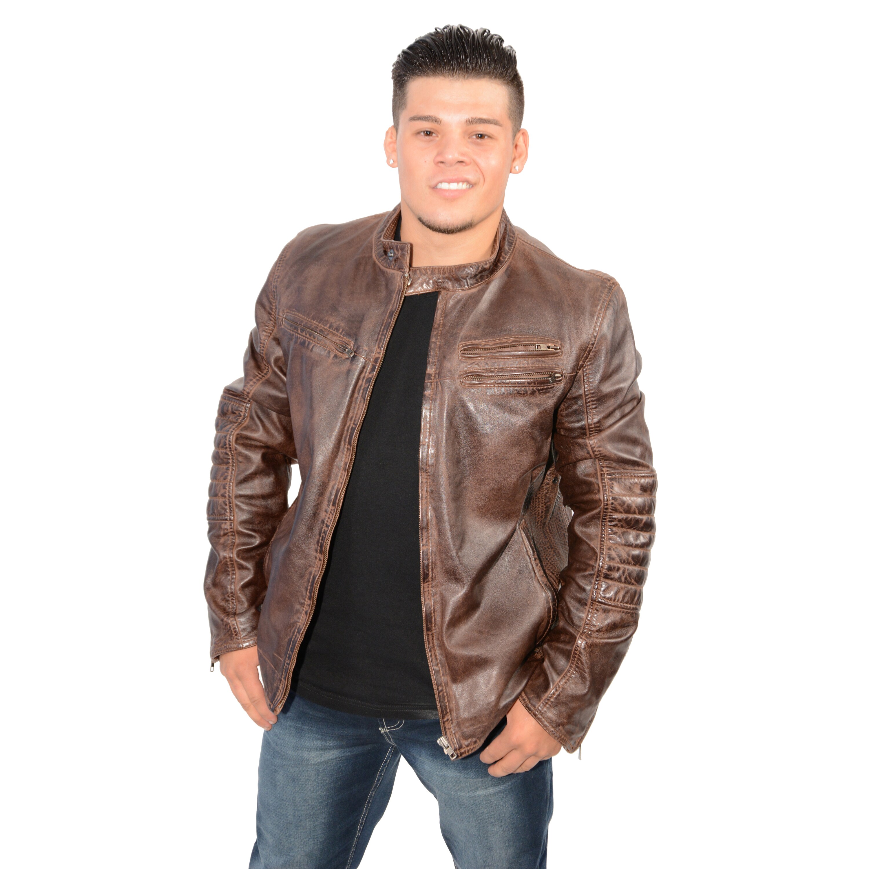 Side Stitch Euro Collar Jacket - 2XL 
