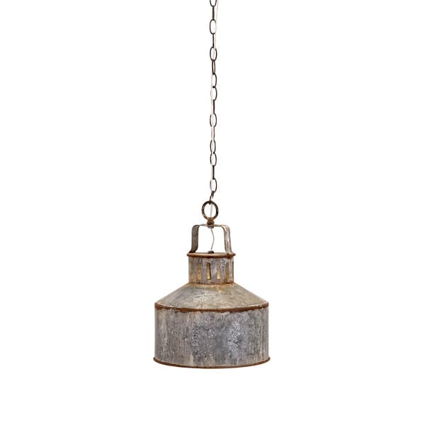 Shop The Gray Barn Snodgrass Galvanized Pendant Light Free