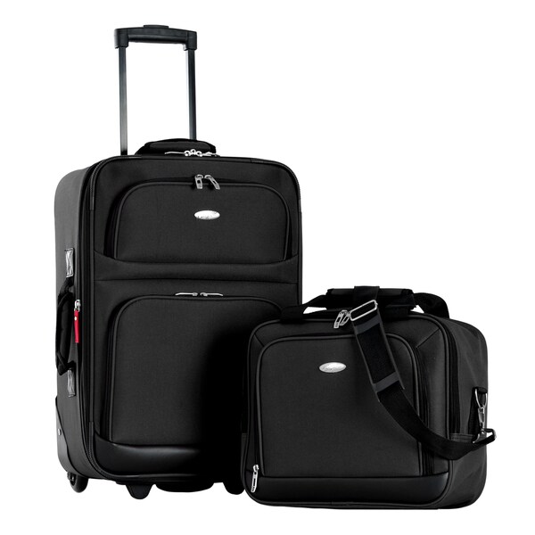 2 piece travel luggage set