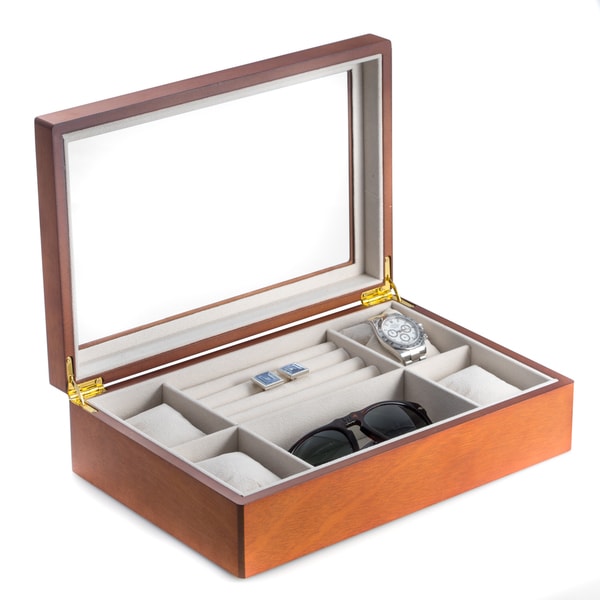 Shop Bey Berk Wood Valet and Watch Box - Free Shipping Today ...