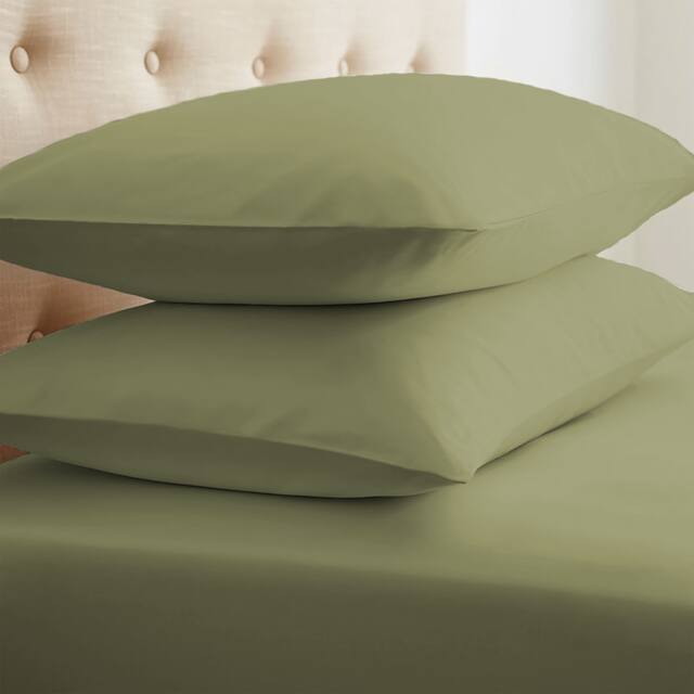 Merit Linens Ultra Soft 2-piece Pillowcase Set - King - Sage