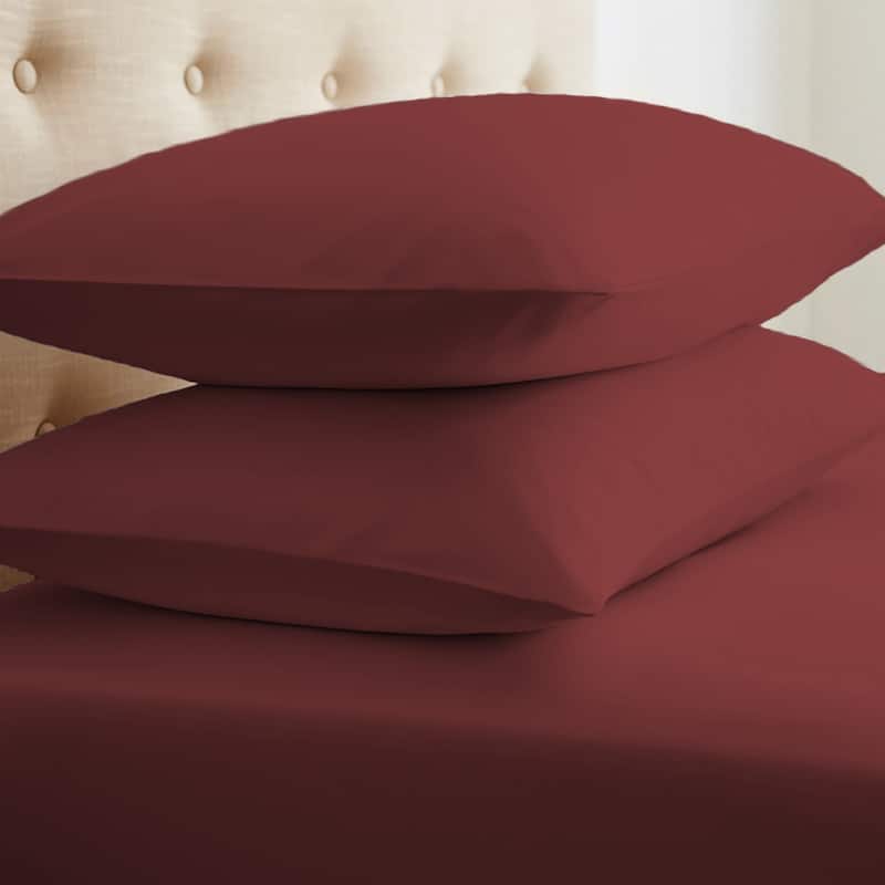 Soft Essentials Ultra Soft 2-piece Pillowcase Set - King - Burgundy