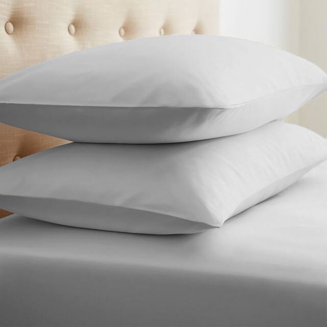 Merit Linens Ultra Soft 2-piece Pillowcase Set - Standard - Light Gray