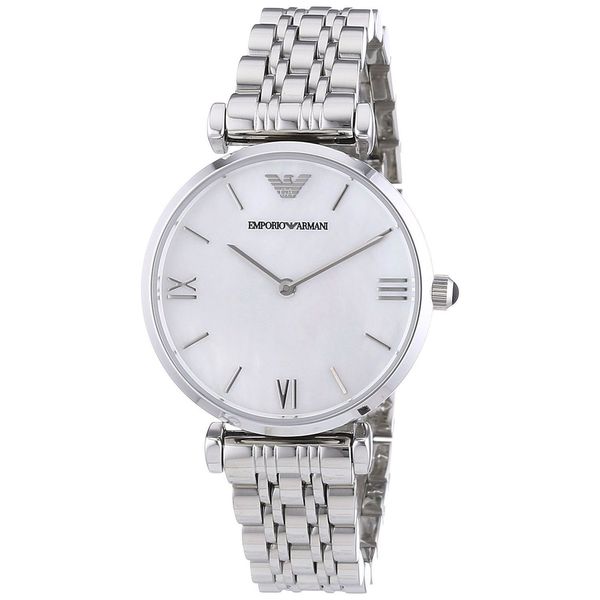 armani stainless steel watch