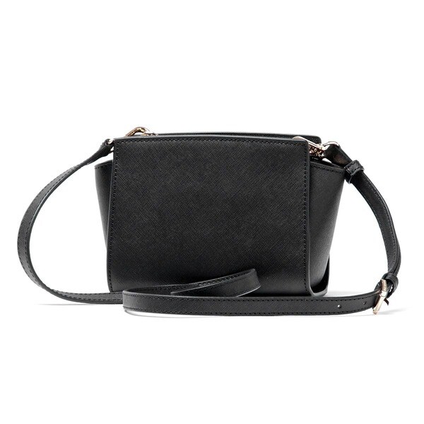 michael kors selma black mini crossbody bag
