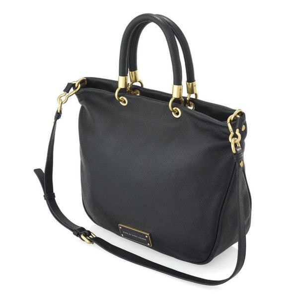 Shop MARC BY MARC JACOBS Too Hot to Handle Black Mini Shopper - Free ...