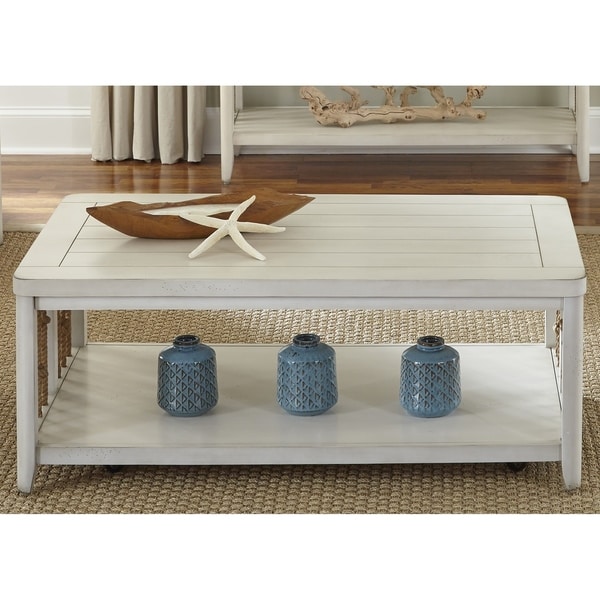 Shop Dockside II White Cocktail Table On Sale Free Shipping Today