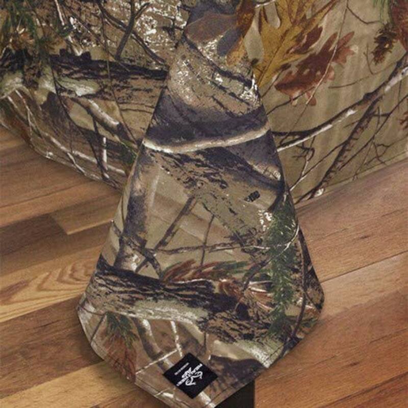 Real Tree Peva Tablecloth with Flannel Backing for Indoor/Outdoor
