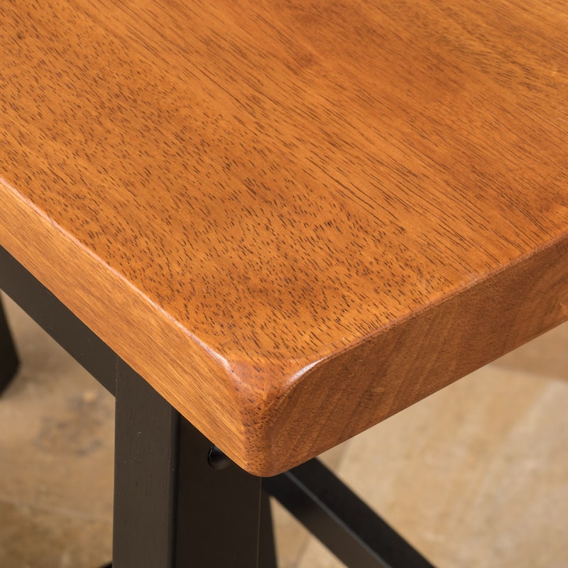 Pomeroy 29-inch Saddle Wood Barstool (Set of 2) by Christopher Knight Home